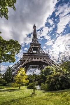 Eiffel Tower, Tour Eiffel, Champs de Mars, Paris, Ile-de-France, France