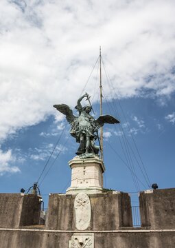 Angels, Mausoleum of Hadrian or Castel Sant'Angelo, Rome, Lazio, Italy
