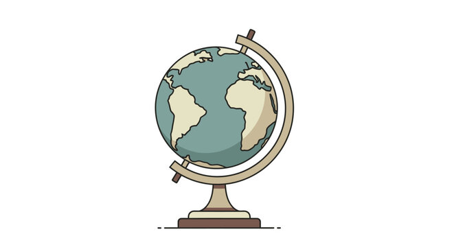 Globe on a stand desk accessory.