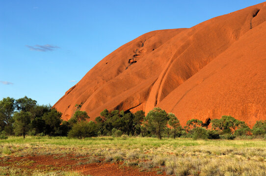 Ayers Rock (Ulurua) at sun set, Northern Territory, Australia