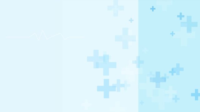 Blue geometric snowflake falling animation loop seamless background