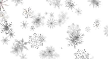 Abstract snowflake pattern perfect for winter designs, holiday greetings, and seasonal promotions. © vegefox.com