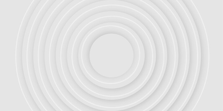 Abstract gray geometric modern circle background Neomorphs design. circle shape overlap design abstract Minimal style white neomorphism website banner, Vector business presentation background. 