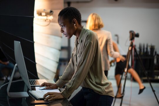 Professional photography studio session photo