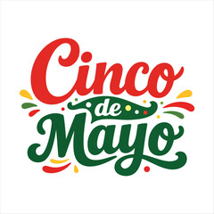 Obraz premium Cinco de Mayo Cute Logo Flat Vector Illustration