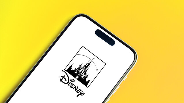 The Walt Disney Company logo displayed on a smartphone screen &ndash; Delhi, India &ndash; June 04, 2025
