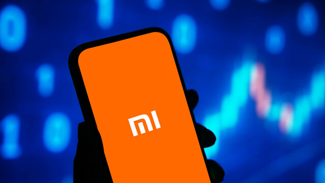 Xiaomi logo displayed on a smartphone screen &ndash; Delhi, India &ndash; June 04, 2025