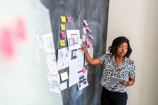 Creative brainstorming session strategy photo