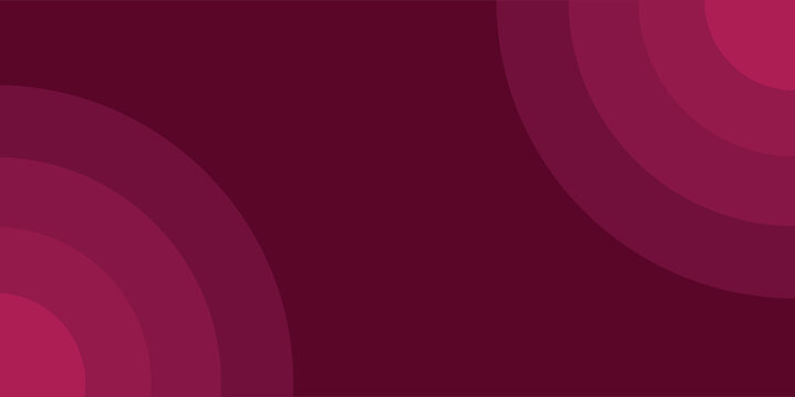 Abstract Maroon and Magenta Background with Corner Circular Layered Patterns eps10