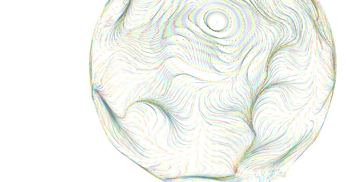 Abstract pattern with colorful swirling lines. Perfect for backgrounds, textures and grap