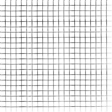 Grid background, hand drawn notebook paper texture, vector illustration.