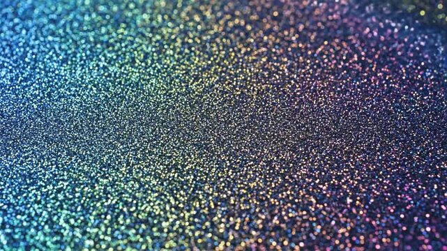 Glittering Abstract Background with Sparkling Blue and Green Colors.