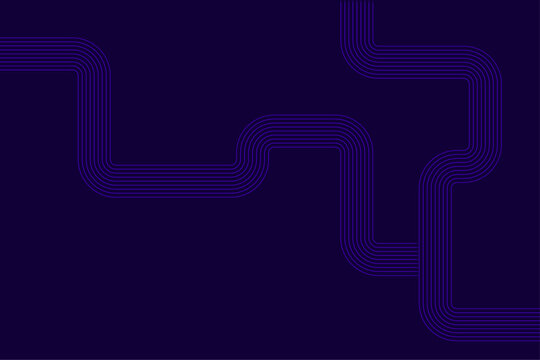 Abstract purple Parallel Circuit Lines Background Minimalist Geometric Vector Path Concept for Technology and Connection