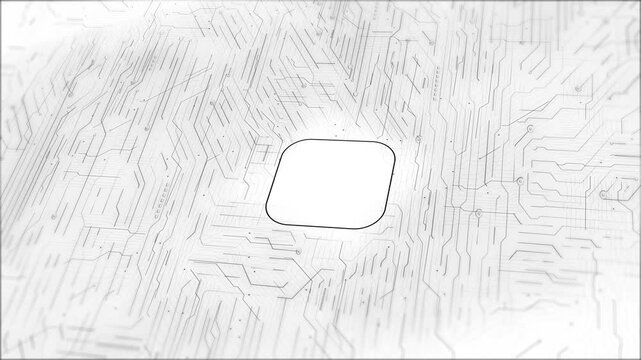 AI Artificial Intelligence technology circuit motherboard chip computer design machine deep learning data network analysis futuristic. Big data visualization. Flow data Information code matrix science