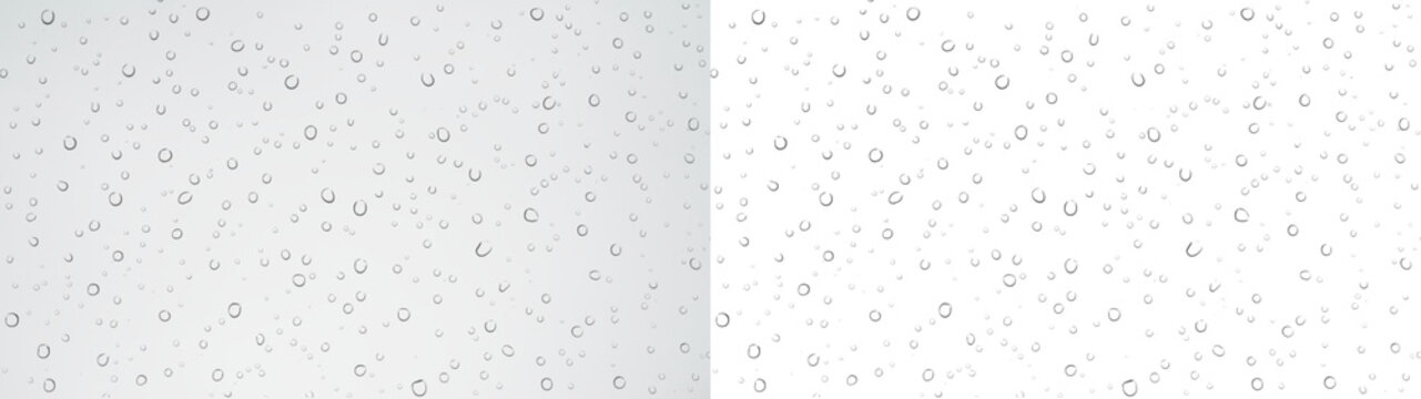 Water drops seamless glass showing white overlay PNG transparent abstract background