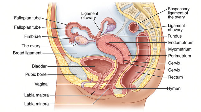 Understanding the female reproductive system and its vital components in detail