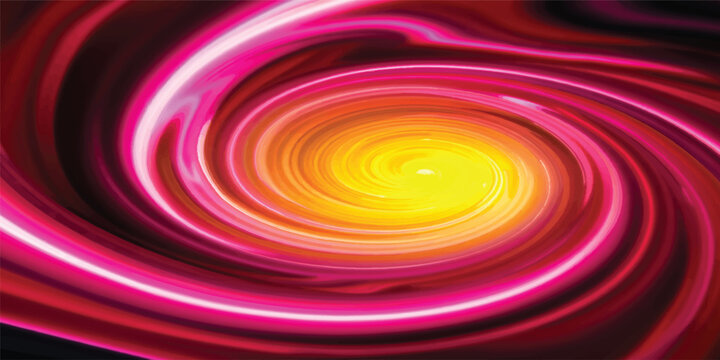 An abstract rainbow vortex design features swirling colorful circles and glowing light waves in a dynamic spiral pattern for a vibrant, artistic wallpaper