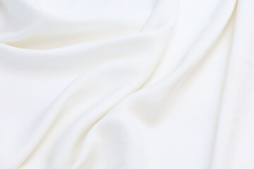 Premium white 100% natural viscose fabric texture with elegant, soft drapes. Lightweight,...
