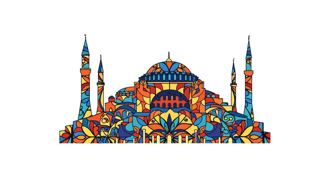 Hagia Sophia Mosque Architecture Design.