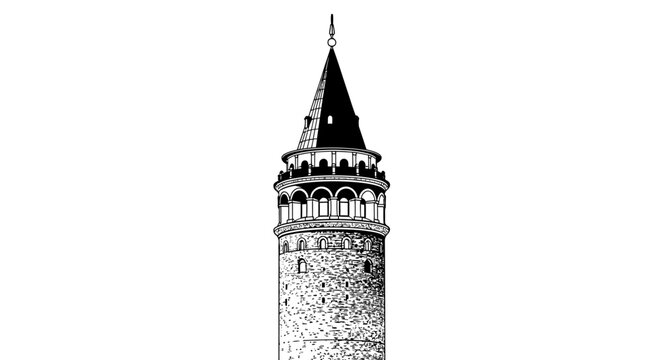 Tower Architecture Stone Structure Top.