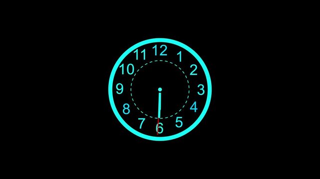 the white clock dial with figures and with shooters of black color on a white background isolated by a closeup and date time 09-30