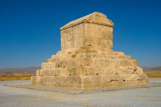 Tomb of Cyrus the Great, located in Pasargadae, Iran