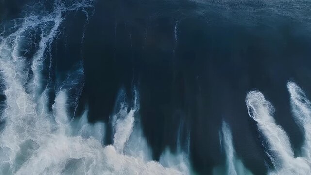 Ephemeral currents, boundless depths, and the ceaseless rhythm of the sea.