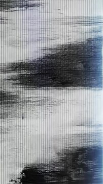 Digital Glitch Noise  Ethereal Black and White Animated Background