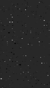 Digital Glitch Noise  A Black Cosmos Awaits