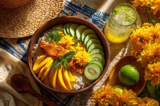 Traditional Bangladeshi Summer Dish Panta Bhat