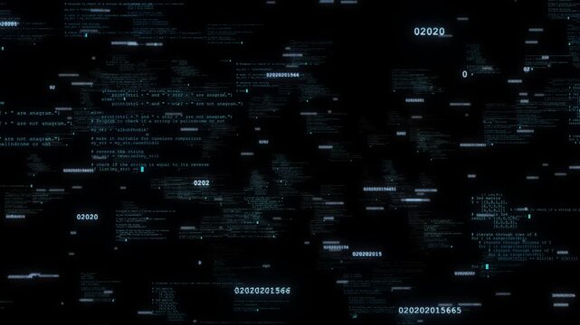 Cyber Big Data Flow Particles Digital Neural Network. machine learning, stream AI Artificial Intelligence Technology Machine Deep Learning. Digital Communication. Science Technology Presentation 3D