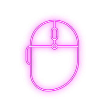 neon computer mouse