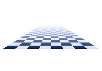 Fototapeta premium Retro 80s synthwave perspective grid floor isolated on transparent background for futuristic vaporwave landscape design