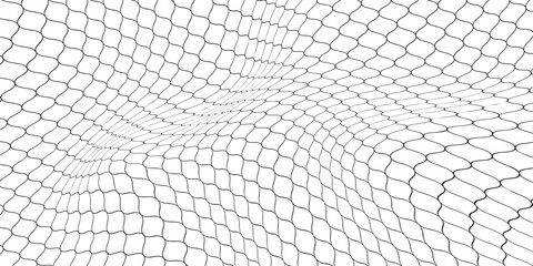 Mesh texture for fishing nets. Seamless pattern for sportswear or soccer goal, volleyball net, basketball hoop, hockey, athletics. Abstract net background for sports. © Amirul
