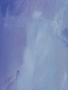 Oil painting background with thick brushstrokes on linen canvas texture
