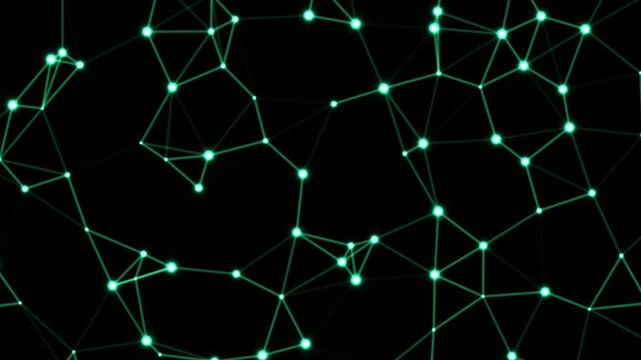 Abstract blue background with glowing light patterns and star elements in a futuristic digital design