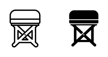 Gymnastics Vaulting Horse Icon Set © Sultana