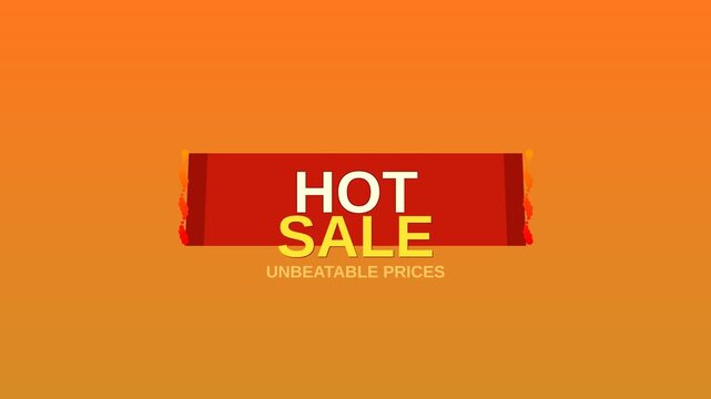 Hot Sale Fire Flame Banner Unbeatable Prices Orange Red Promotion