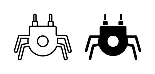 vector insect silhouette set black and white outline design element © Purnima