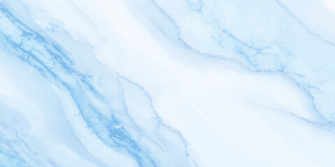 Obraz premium Blue marble texture with white veins, luxury abstract stone background, elegant fluid pattern for interior and web design
