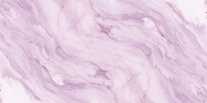 Abstract purple liquid ink marble texture background with soft flowing waves and ethereal lavender watercolor swirls