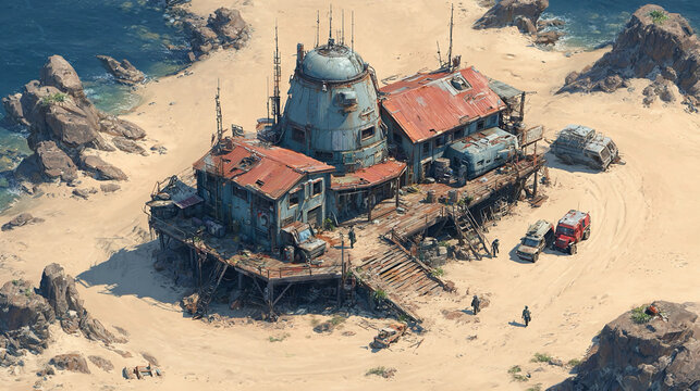 Wastelands hide isolated outposts connected by secret tunnels, communication networks, and scavenged technology, sustaining hidden societies across devastated regions globally