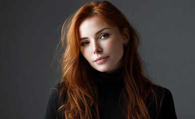 Fototapeta premium beautiful woman portrait, AI generated