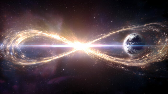 Cosmic Collision: Stellar Explosions and Planetary Shadows