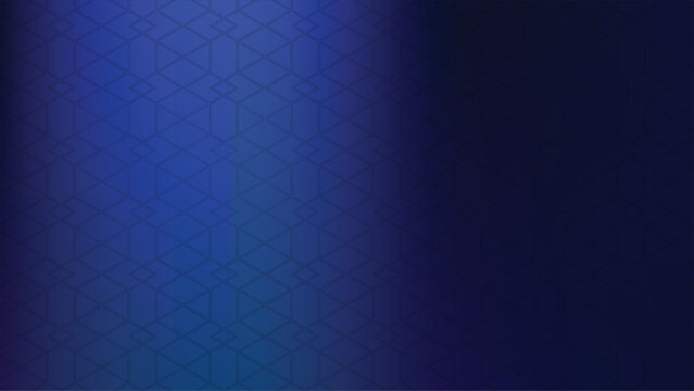 Geometric pattern background in deep blue with subtle gradient and light overlay.