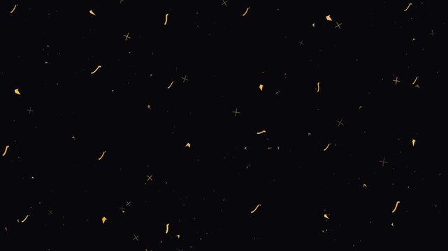 Night sky with shooting stars time-lapse