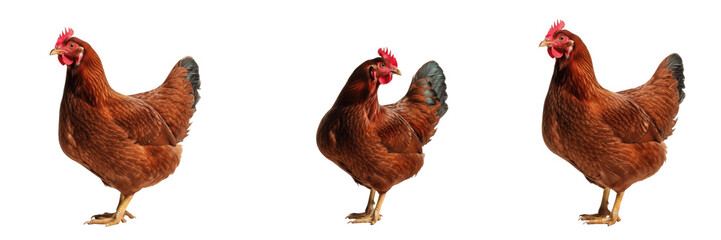 Rhode Island Red Chicken Heritage Breed Portrait - Gallus gallus domesticus - American Poultry Livestock - Poule Rhode Island Red - Gallina - SEO Optimized Farming Photography for Commercial Use © Homelander