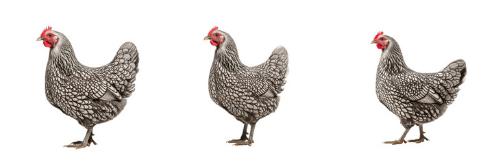 Wyandotte Chicken Laced Feather Pattern - Gallus gallus domesticus - American Poultry Breed - Poule Wyandotte - Wyandotte Huhn - Decorative Livestock Photography SEO for Farming and Agriculture © Homelander