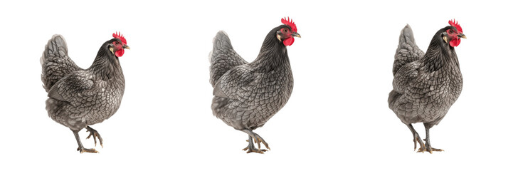 Blue Andalusian Chicken Gray Plumage - Gallus gallus domesticus - Spanish Heritage Breed - Poule Andalouse Bleue - Andalusier Blau - Mediterranean Livestock Photography SEO for Farming Image © Homelander