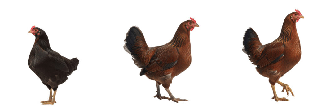 Dorking Hen Standing Rectangular Body - Gallus gallus domesticus - Poule Dorking - Dorking Huhn - SEO Optimized British Heritage Meat Poultry Farming Traditional Livestock Photography for Agriculture